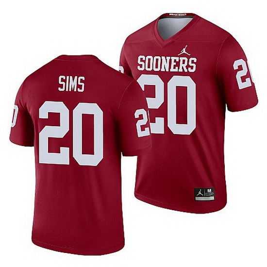 Oklahoma Sooners Billy Sims Crimson Legend Men'S Jersey Oklahoma Sooners Billy Sims Crimson Legend Men'S Jersey