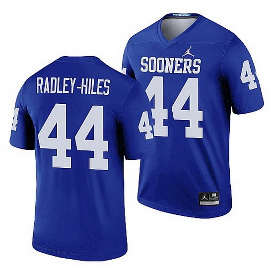 Oklahoma Sooners Brendan Radley Hiles Blue Legend Men'S Jersey Oklahoma Sooners Brendan Radley Hiles Blue Legend Men'S Jersey
