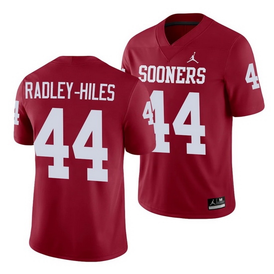 Oklahoma Sooners Brendan Radley Hiles Crimson Alumni Men'S Jersey Oklahoma Sooners Brendan Radley Hiles Crimson Alumni Men'S Jersey