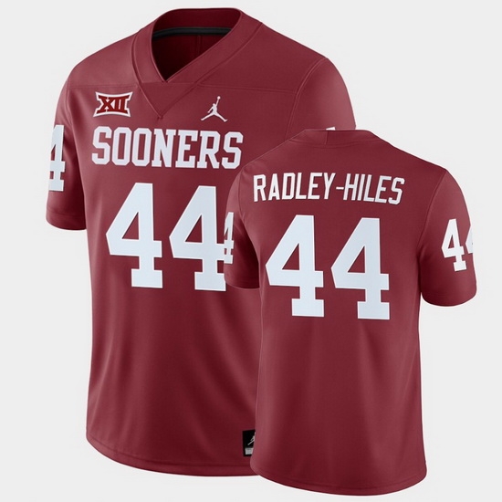 Oklahoma Sooners Brendan Radley Hiles Crimson Home Men'S Jersey Oklahoma Sooners Brendan Radley Hiles Crimson Home Men'S Jersey