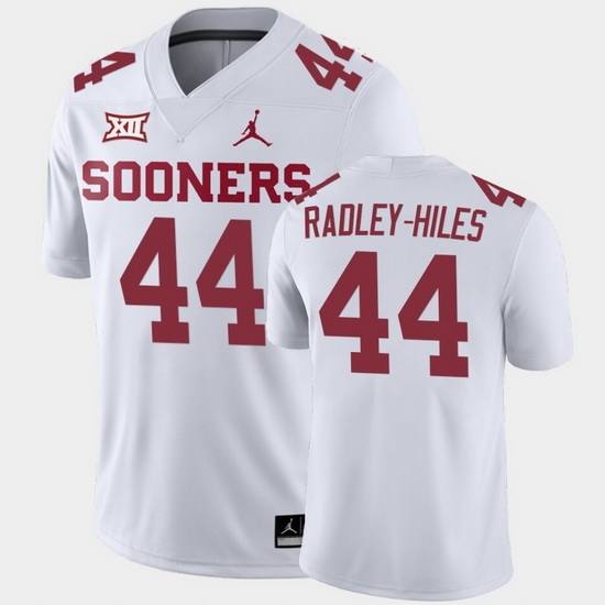Oklahoma Sooners Brendan Radley Hiles White Away Men'S Jersey Oklahoma Sooners Brendan Radley Hiles White Away Men'S Jersey