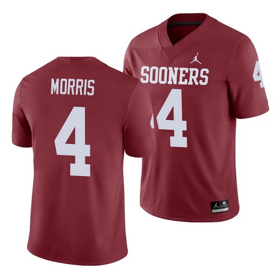 Oklahoma Sooners Chandler Morris Crimson Game Men'S Jersey Oklahoma Sooners Chandler Morris Crimson Game Men'S Jersey