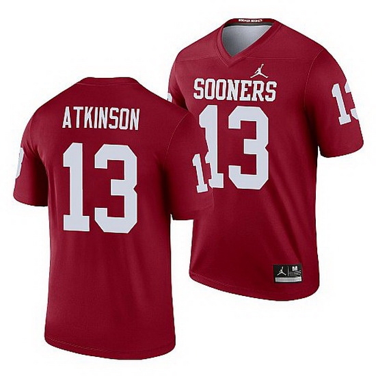 Oklahoma Sooners Colt Atkinson Crimson Legend Men'S Jersey Oklahoma Sooners Colt Atkinson Crimson Legend Men'S Jersey