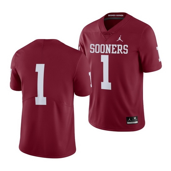 Oklahoma Sooners Crimson College Football Men'S Jersey Oklahoma Sooners Crimson College Football Men'S Jersey