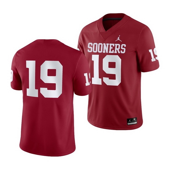 Oklahoma Sooners Crimson Game Men'S Jersey 0 Oklahoma Sooners Crimson Game Men'S Jersey 0