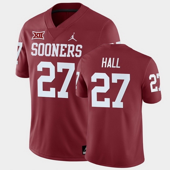 Oklahoma Sooners Jeremiah Hall Crimson Home Men'S Jersey Oklahoma Sooners Jeremiah Hall Crimson Home Men'S Jersey