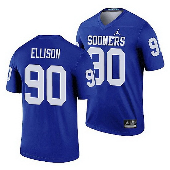 Oklahoma Sooners Josh Ellison Blue Legend Men'S Jersey Oklahoma Sooners Josh Ellison Blue Legend Men'S Jersey