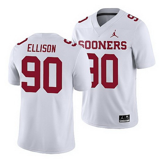 Oklahoma Sooners Josh Ellison White Game Men'S Jersey Oklahoma Sooners Josh Ellison White Game Men'S Jersey