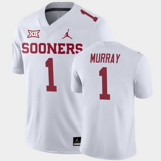 Oklahoma Sooners Kyler Murray White Away Men'S Jersey Oklahoma Sooners Kyler Murray White Away Men'S Jersey