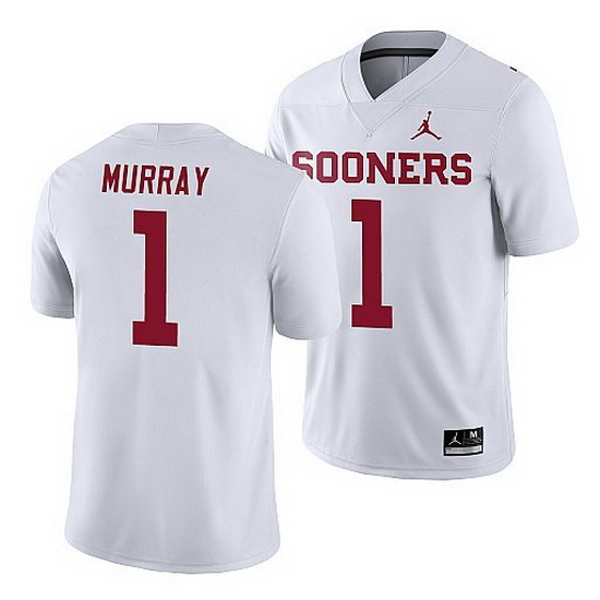 Oklahoma Sooners Kyler Murray White Game Men'S Jersey Oklahoma Sooners Kyler Murray White Game Men'S Jersey