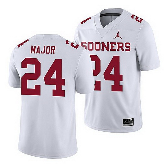 Oklahoma Sooners Marcus Major White Game Men'S Jersey Oklahoma Sooners Marcus Major White Game Men'S Jersey