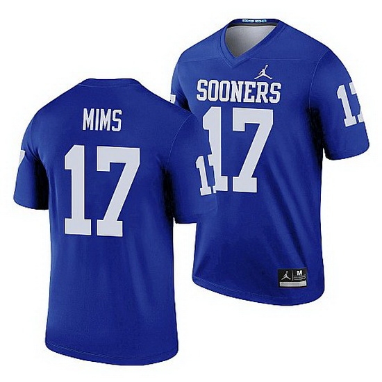 Oklahoma Sooners Marvin Mims Blue Legend Men'S Jersey Oklahoma Sooners Marvin Mims Blue Legend Men'S Jersey
