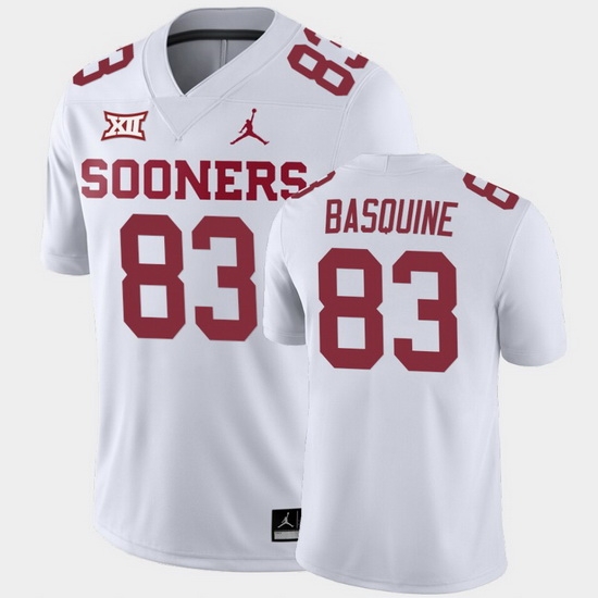 Oklahoma Sooners Nick Basquine White Away Men'S Jersey Oklahoma Sooners Nick Basquine White Away Men'S Jersey