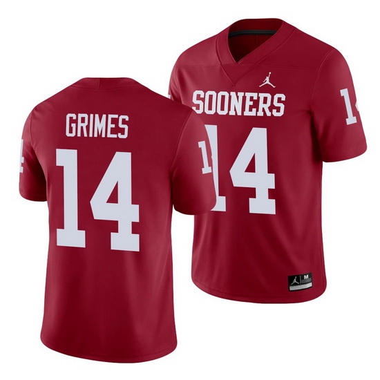 Oklahoma Sooners Reggie Grimes Crimson Alumni Men'S Jersey Oklahoma Sooners Reggie Grimes Crimson Alumni Men'S Jersey