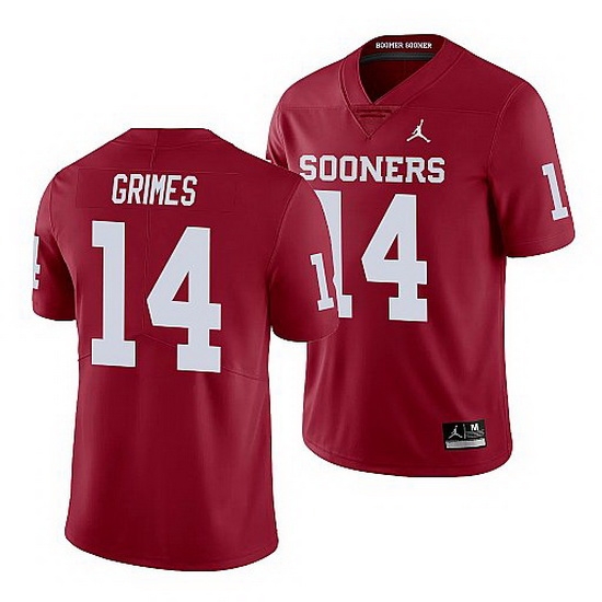 Oklahoma Sooners Reggie Grimes Crimson Limited Men'S Jersey Oklahoma Sooners Reggie Grimes Crimson Limited Men'S Jersey