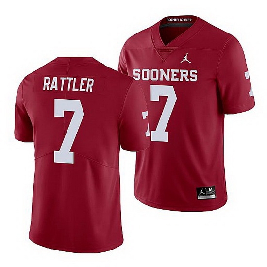 Oklahoma Sooners Spencer Rattler Crimson Limited Men'S Jersey Oklahoma Sooners Spencer Rattler Crimson Limited Men'S Jersey