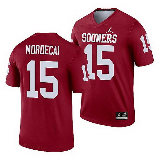 Oklahoma Sooners Tanner Mordecai Crimson Legend Men'S Jersey Oklahoma Sooners Tanner Mordecai Crimson Legend Men'S Jersey
