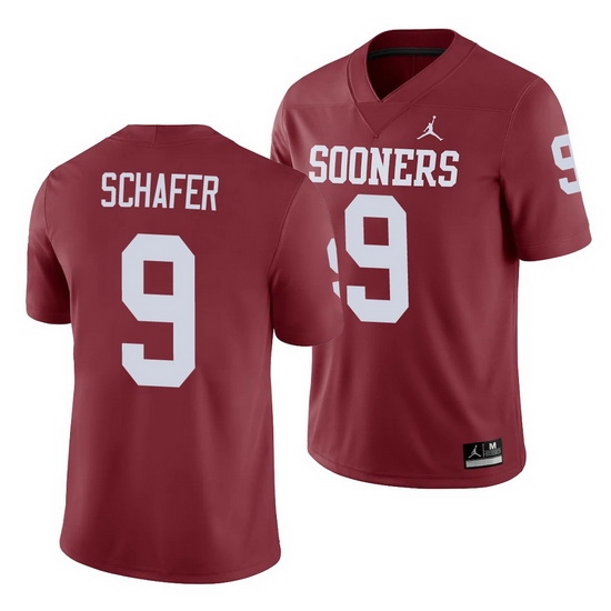 Oklahoma Sooners Tanner Schafer Crimson Game Men'S Jersey Oklahoma Sooners Tanner Schafer Crimson Game Men'S Jersey