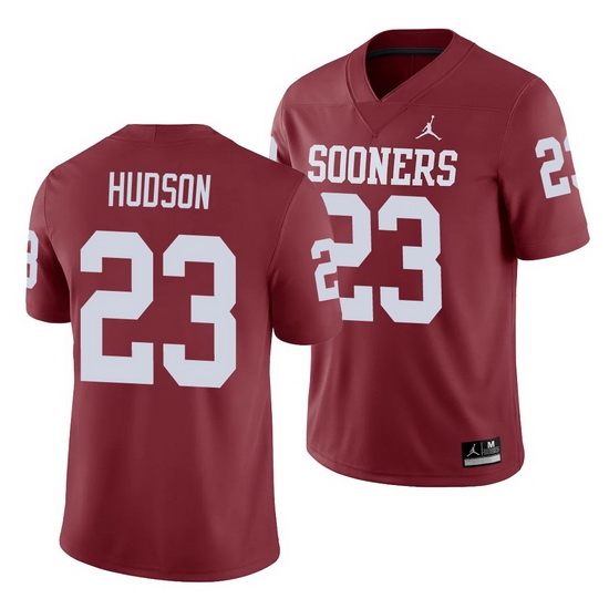 Oklahoma Sooners Todd Hudson Crimson Game Men'S Jersey Oklahoma Sooners Todd Hudson Crimson Game Men'S Jersey
