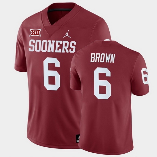 Oklahoma Sooners Tre Brown Crimson Home Men'S Jersey Oklahoma Sooners Tre Brown Crimson Home Men'S Jersey