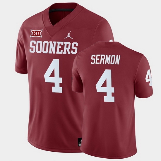 Oklahoma Sooners Trey Sermon Crimson Home Men'S Jersey Oklahoma Sooners Trey Sermon Crimson Home Men'S Jersey