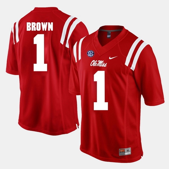 A.J. Brown Red Ole Miss Rebels Alumni Football Game Jersey A.J. Brown Red Ole Miss Rebels Alumni Football Game Jersey