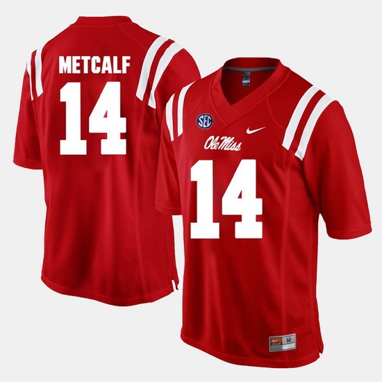 D.K. Metcalf Red Ole Miss Rebels Alumni Football Game Jersey D.K. Metcalf Red Ole Miss Rebels Alumni Football Game Jersey
