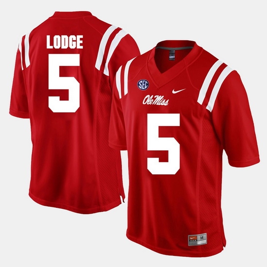 Damarkus Lodge Red Ole Miss Rebels Alumni Football Game Jersey Damarkus Lodge Red Ole Miss Rebels Alumni Football Game Jersey