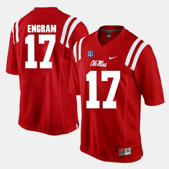 Evan Engram Red Ole Miss Rebels Alumni Football Game Jersey Evan Engram Red Ole Miss Rebels Alumni Football Game Jersey