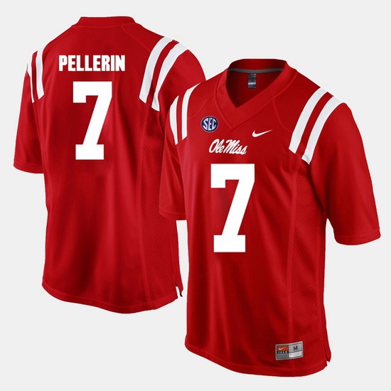 Jason Pellerin Red Ole Miss Rebels Alumni Football Game Jersey Jason Pellerin Red Ole Miss Rebels Alumni Football Game Jersey