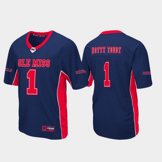 Men Ole Miss Rebels 1 Navy Max Power Football Jersey Men Ole Miss Rebels 1 Navy Max Power Football Jersey