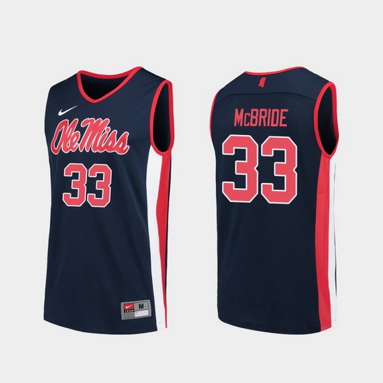 Men Ole Miss Rebels John Mcbride Navy Replica College Basketball Jersey Men Ole Miss Rebels John Mcbride Navy Replica College Basketball Jersey