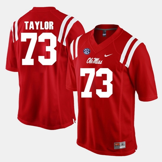 Men Rod Taylor Red Ole Miss Rebels Alumni Football Game Jersey Men Rod Taylor Red Ole Miss Rebels Alumni Football Game Jersey