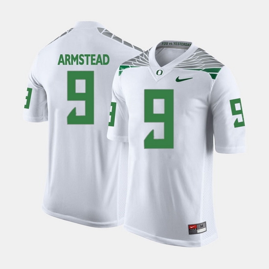 Men Oregon Ducks Arik Armstead College Football White Jersey Men Oregon Ducks Arik Armstead College Football White Jersey