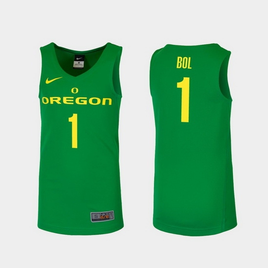Men Oregon Ducks Bol Bol Green Replica College Basketball Jersey Men Oregon Ducks Bol Bol Green Replica College Basketball Jersey