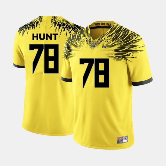 Men Oregon Ducks Cameron Hunt College Football Yellow Jersey Men Oregon Ducks Cameron Hunt College Football Yellow Jersey