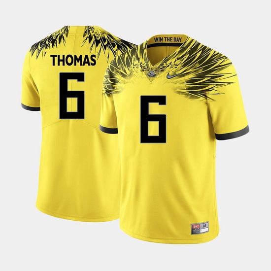 Men Oregon Ducks De'Anthony Thomas College Football Yellow Jersey Men Oregon Ducks De'Anthony Thomas College Football Yellow Jersey