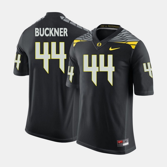 Men Oregon Ducks Deforest Buckner College Football Black Jersey Men Oregon Ducks Deforest Buckner College Football Black Jersey