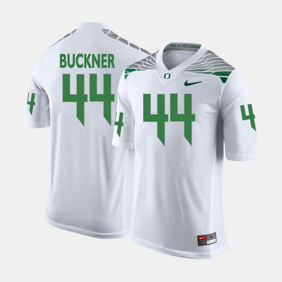 Men Oregon Ducks Deforest Buckner College Football White Jersey Men Oregon Ducks Deforest Buckner College Football White Jersey