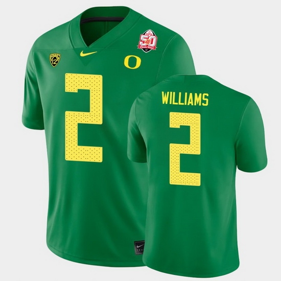 Men Oregon Ducks Devon Williams 2021 Fiesta Bowl Green Game Jersey 0A Men Oregon Ducks Devon Williams 2021 Fiesta Bowl Green Game Jersey 0A