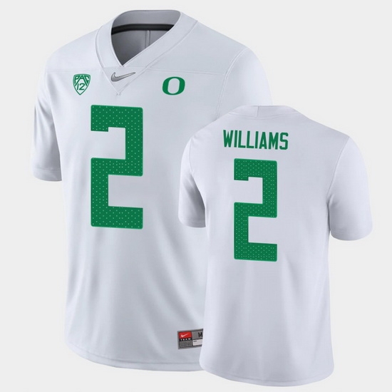 Men Oregon Ducks Devon Williams Game White College Football Jersey Men Oregon Ducks Devon Williams Game White College Football Jersey