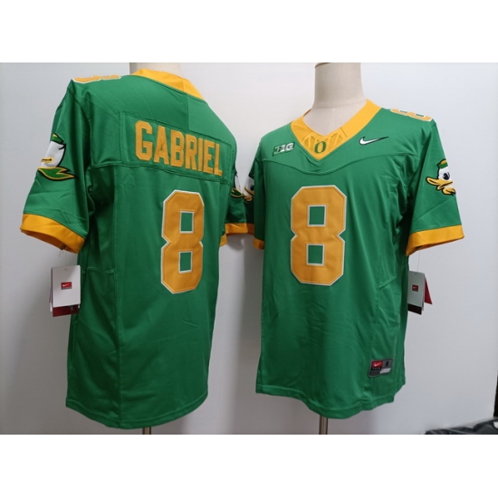 Men Oregon Ducks Dillon Gabriel #8 Green F U S E Stitched NCAA Football Jersey Men Oregon Ducks Dillon Gabriel #8 Green F U S E Stitched NCAA Football Jersey