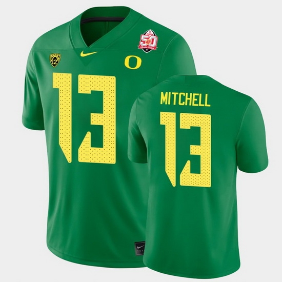 Men Oregon Ducks Dillon Mitchell 2021 Fiesta Bowl Green Game Jersey 0A Men Oregon Ducks Dillon Mitchell 2021 Fiesta Bowl Green Game Jersey 0A