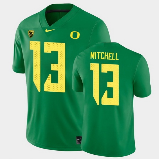 Men Oregon Ducks Dillon Mitchell College Football Green Game Jersey Men Oregon Ducks Dillon Mitchell College Football Green Game Jersey
