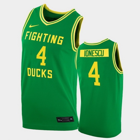 Men Oregon Ducks Eddy Ionescu College Basketball Green Replica 2020 21 Jersey Men Oregon Ducks Eddy Ionescu College Basketball Green Replica 2020 21 Jersey
