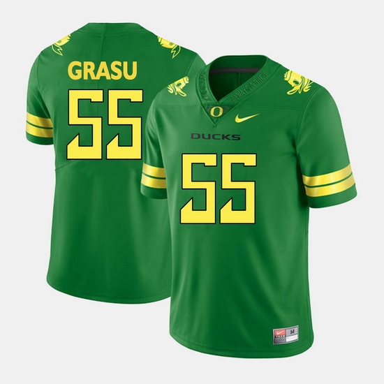 Men Oregon Ducks Hroniss Grasu College Football Green Jersey Men Oregon Ducks Hroniss Grasu College Football Green Jersey