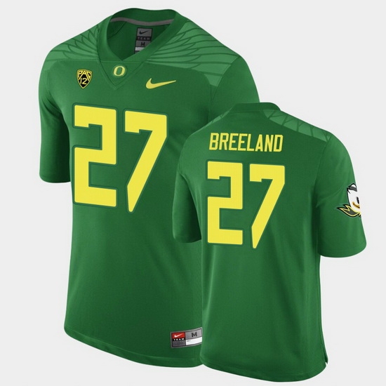 Men Oregon Ducks Jacob Breeland Replica Green Game Football Jersey Men Oregon Ducks Jacob Breeland Replica Green Game Football Jersey
