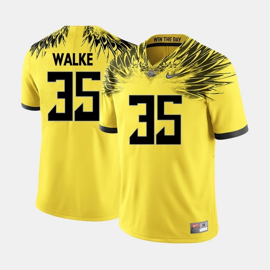 Men Oregon Ducks Joe Walker College Football Yellow Jersey Men Oregon Ducks Joe Walker College Football Yellow Jersey