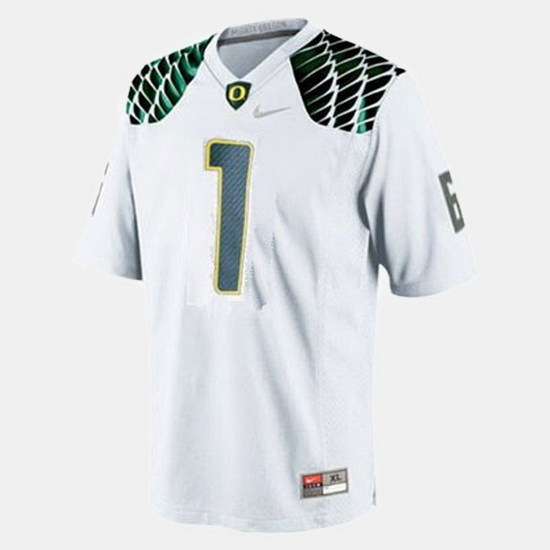 Men Oregon Ducks Josh Huff College Football White Jersey Men Oregon Ducks Josh Huff College Football White Jersey