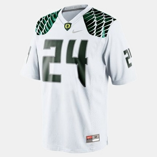 Men Oregon Ducks Kenjon Barner College Football White Jersey Men Oregon Ducks Kenjon Barner College Football White Jersey